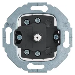 Hager WDE387603, Schalter + Taster, Grau