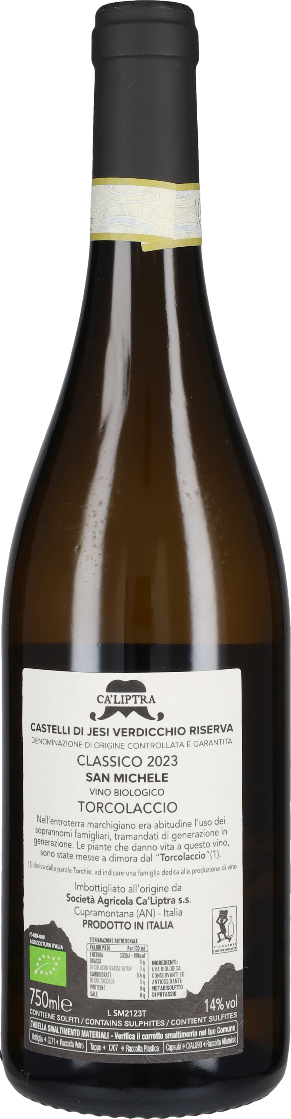 Verdicchio Castelli Jesi Cl. Riserva 'SM21 Torcolaccio' Ca' Liptra 2023