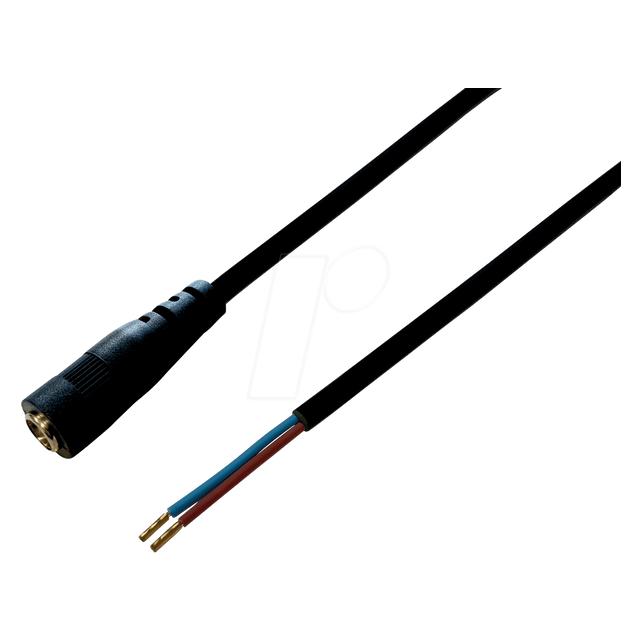 BKL Electronic 072060 Niedervolt-Anschlusskabel Niedervolt-Buchse - offene Kabel (072060)