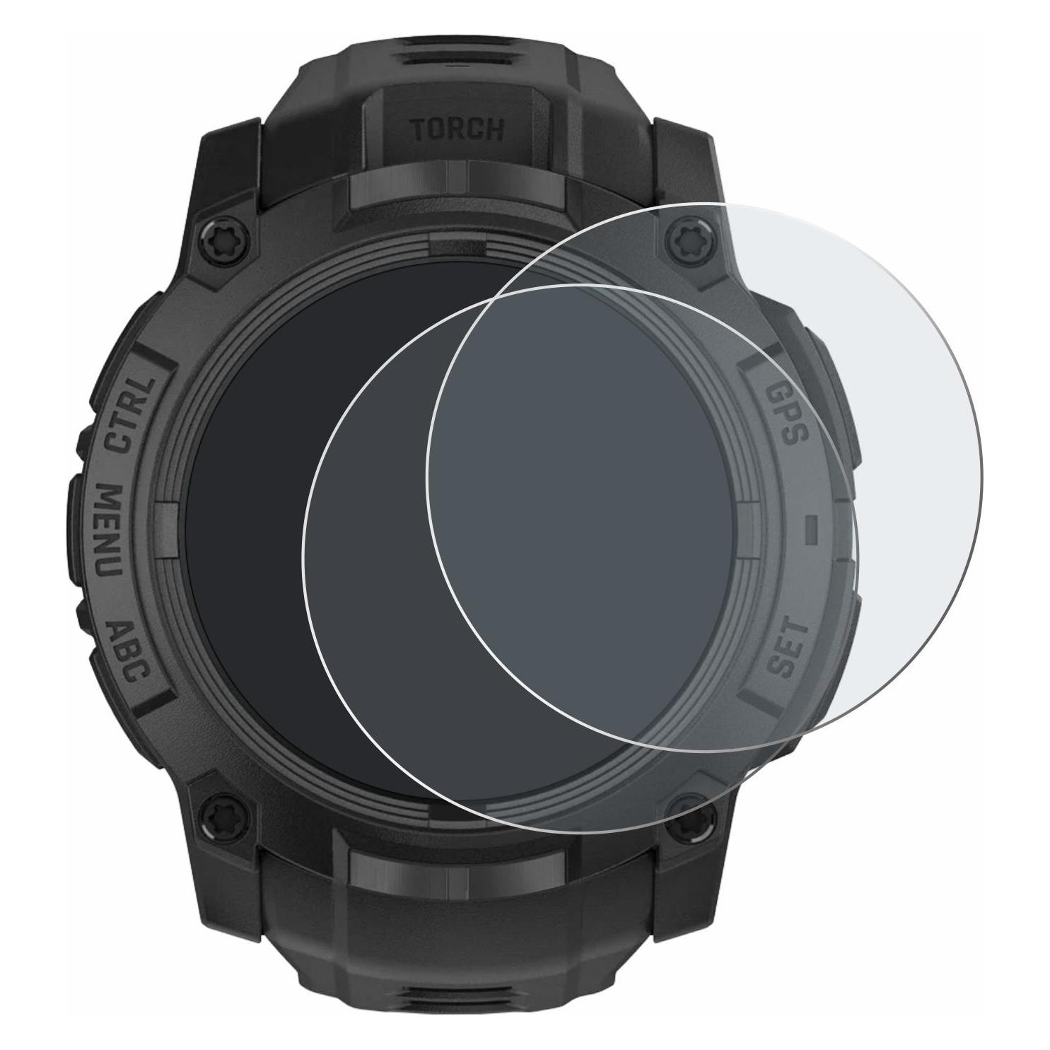 Brotect Entspiegelungsfolie für Garmin Instinct 3 Tactical Edition (50 mm) Displayschutz Displayschutzfolie (1962894)