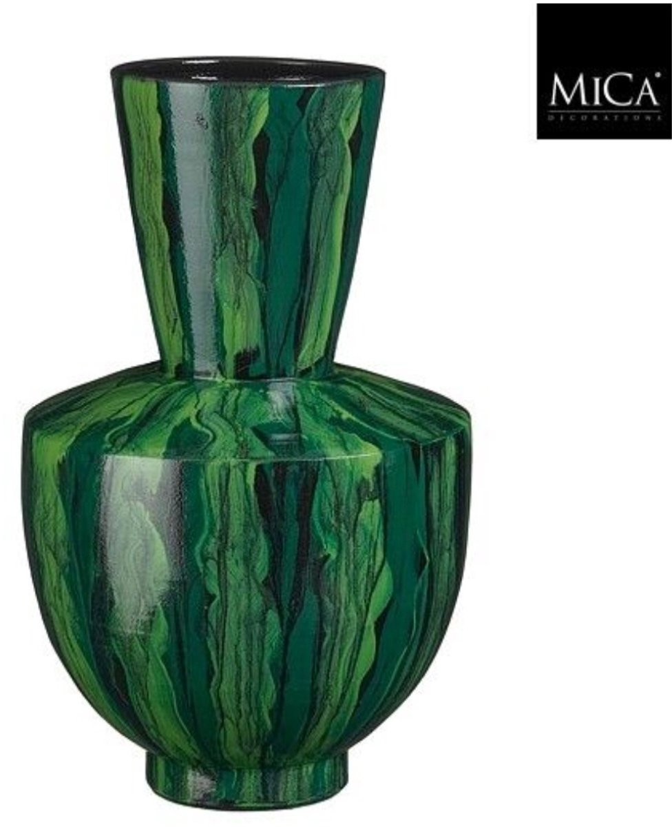 Mica Decorations Nigel Vaas donkergroen H55 x D35 cm