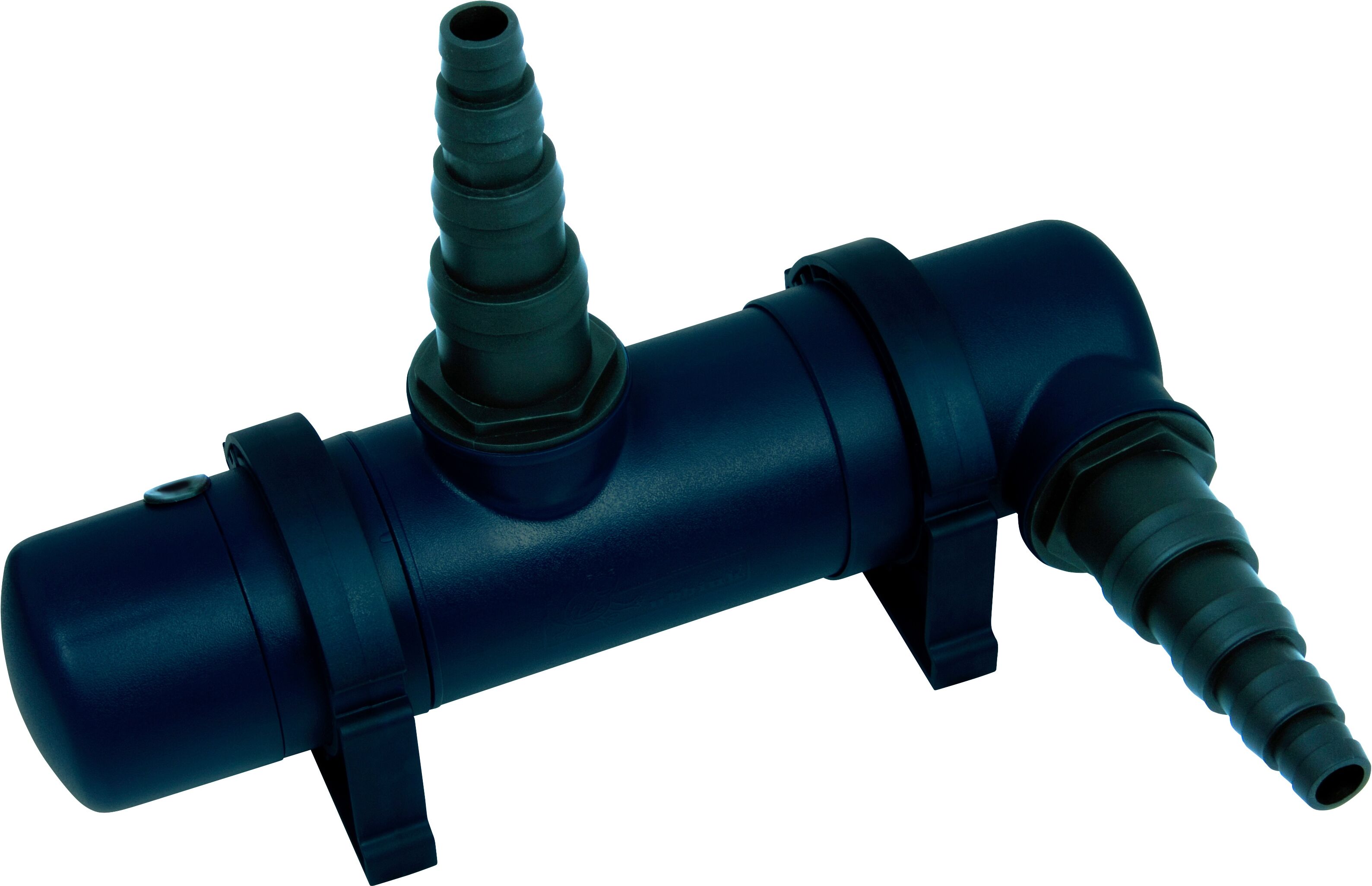 UVC-Klärer UBBINK "AlgClear 2500", blau, B:30cm H:22cm, Kunststoff, Quarzglas, UVC-Geräte, UVC-Klärer, für Teiche bis 5.000 l