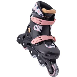 CoolSlide, Mädchen, Rollschuhe, Rolki Dirion JRG rekreacyjne regulowane czarno-różowe r. 31-34 (31, 32, 33, 34), Schwarz, Pink