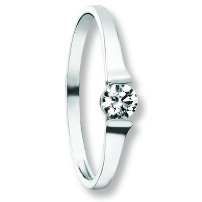 Goldring ONE ELEMENT "Zirkonia Ring aus 333 Weißgold Zirkonia Ring aus 333 Weißgold" Gr. 56, silber, Fingerringe, Damen, 56,mit Zirkonia, Gold Weißgold 333, Gold, Weißgold 333, Goldring, Fein gefertigt – ein Zeichen mit besonderer Bedeutung