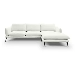 Ecksofa Portimao Stoff Beige Sand