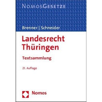 Landesrecht Thüringen, Taschenbuch von , Nomos