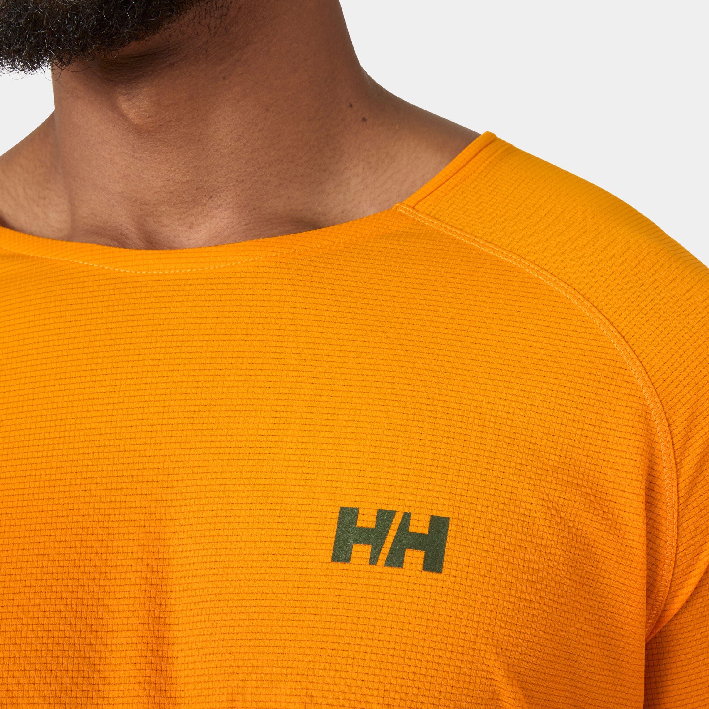 Helly Hansen Men's Trail Short Sleeve T-shirt - Yellow/Green - S