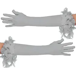 Handschuhe "Glamour", hellgrau