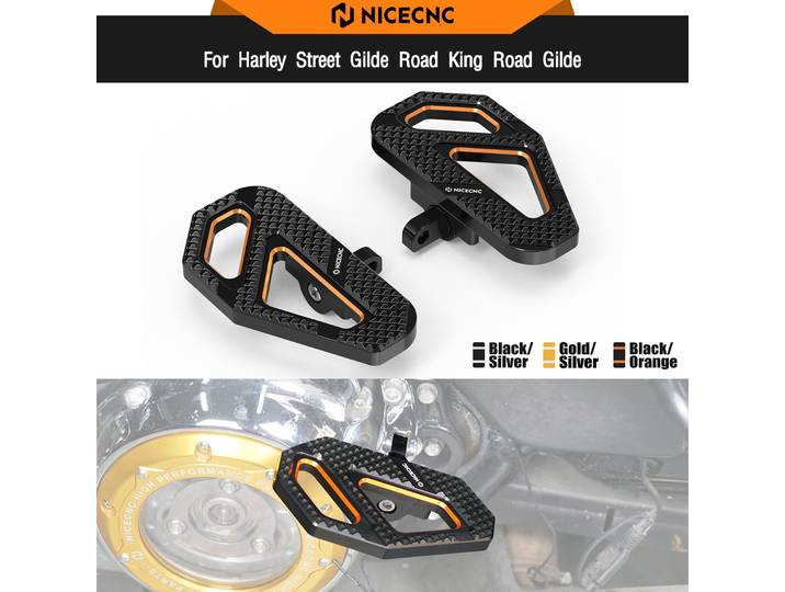 Pour Harley Street Glide FLHX spécial FLHXS 2006-2024 pied de lit passager Road King FLHRXS 2017-2024 Road Glide FLTRX 2015-2024