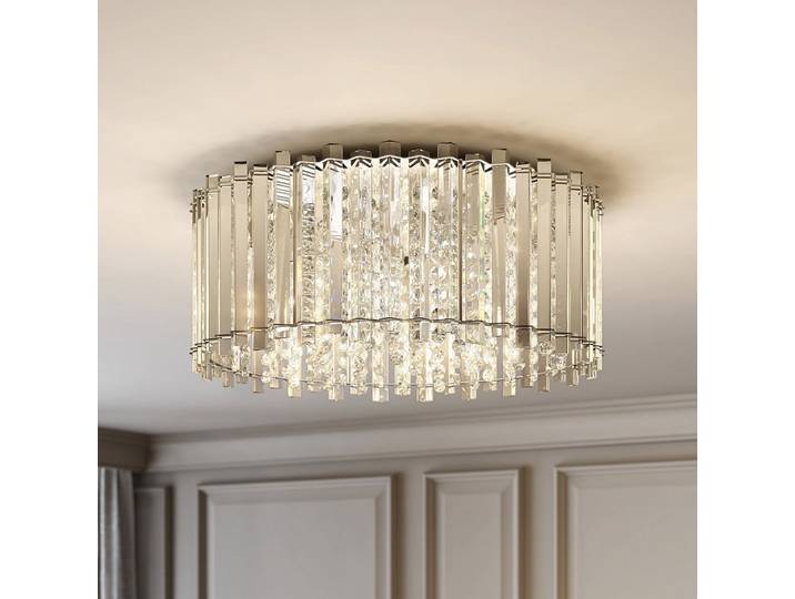 Limana Plafonnier Ø50 Clear - Lucande - Salon / séjour - Design - Métal - Rond