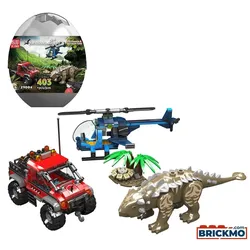 Mould King Ankylosaurus Hubschrauber & Offroad Fahrzeug Dino-Ei 29004