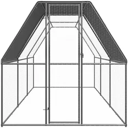 vidaXL Fajoner (mit teilweise überdachtem Dach), Gehege