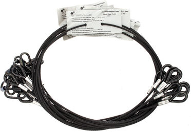 Stairville Safety Set 100cm/3mm Bk 10pcs