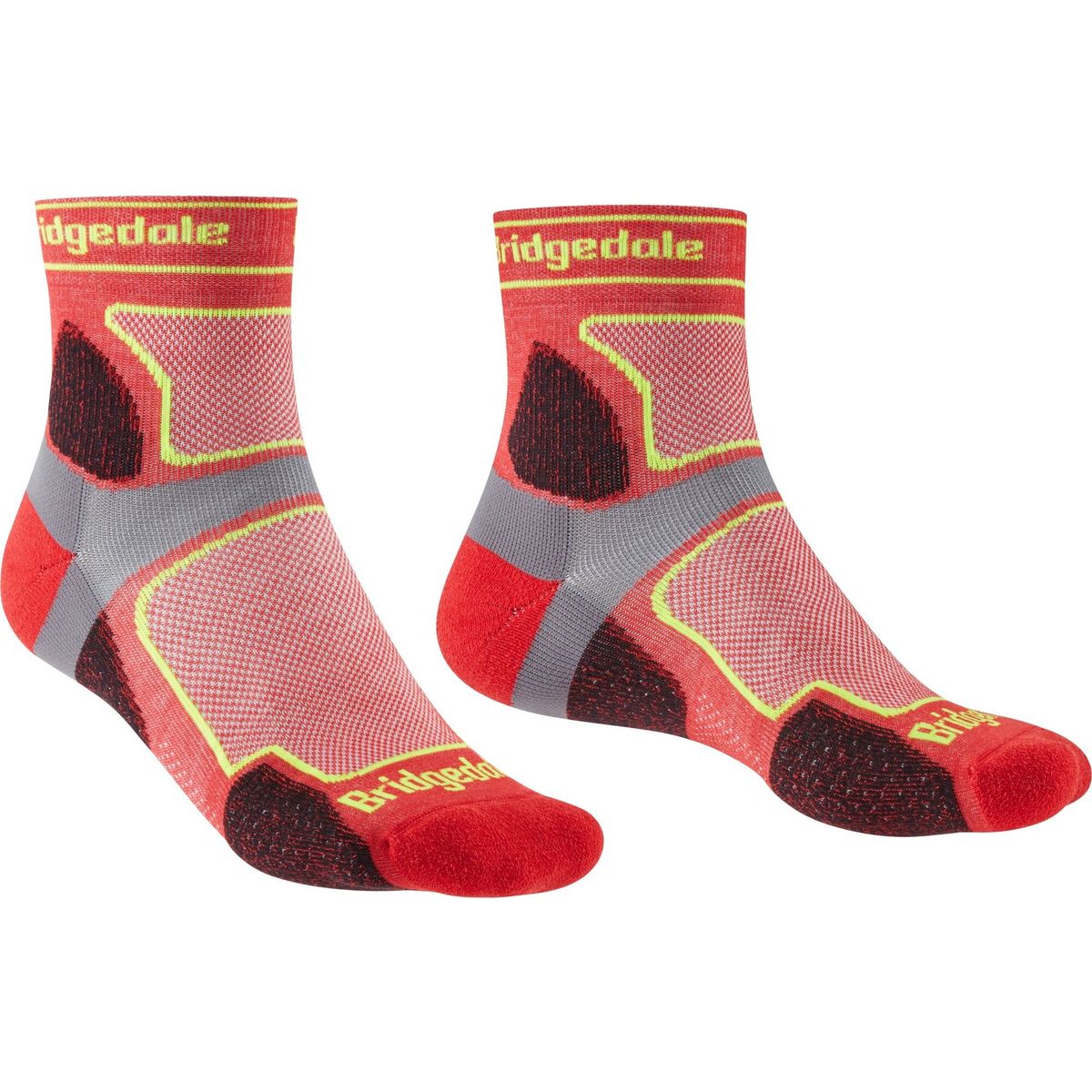 Bridgedale Trail Run Ultralight T2 Coolmax Sport ¾ Crew red (325) S 710205-325-S