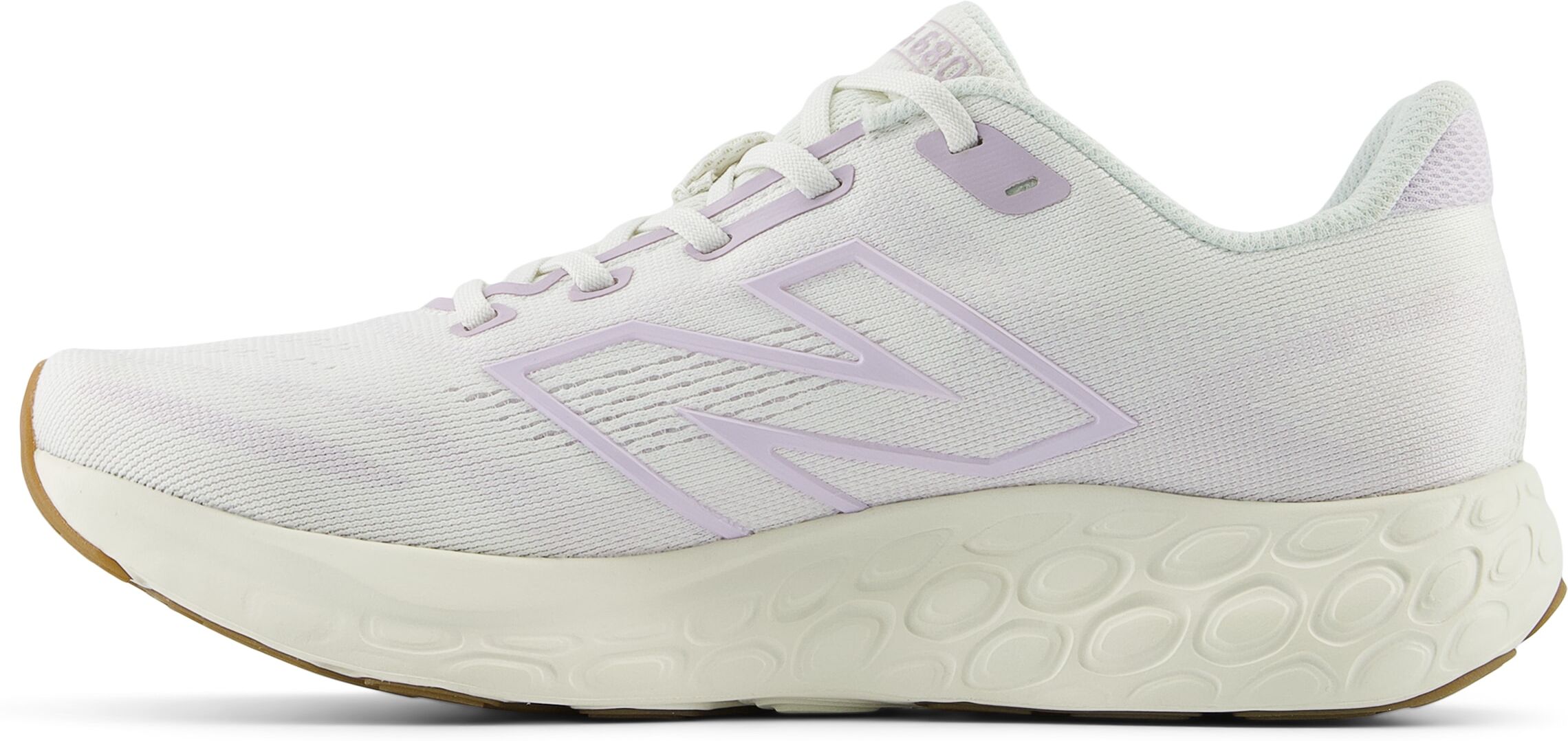 Laufschuh NEW BALANCE "680", Damen, Gr. 37, weiss (sea salt), Synthetik, Textil, Schuhe Laufschuh, mit Fresh Foam Mittelsohlendämpfung sea salt 37