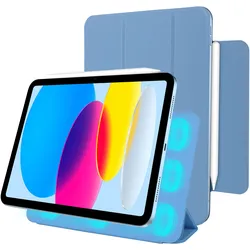 Cazy Hülle 360 Grad Rotation Tablet Case mit Stand (Apple iPad 2022 (10. Gen), Apple iPad 2025 (11. Gen)), Tablet Hülle, Blau