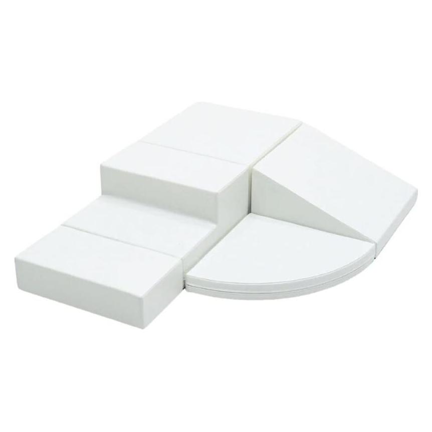 Iglu SET 6 Corner Climber - Weiss - Bunte Schaumstoff-Klettermodule/Bausteine für Kinder (52317058)