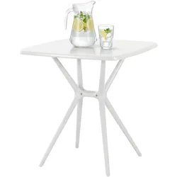 CLP Tisch Becky eckig 72 x 72 cm   Farbe: weiß