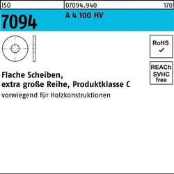 Unterlegscheibe ISO 7094 8 A 4 100 HV 100 Stück