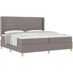 vidaXL, Boxspringbett, Boxspringbett (200 x 200 cm)