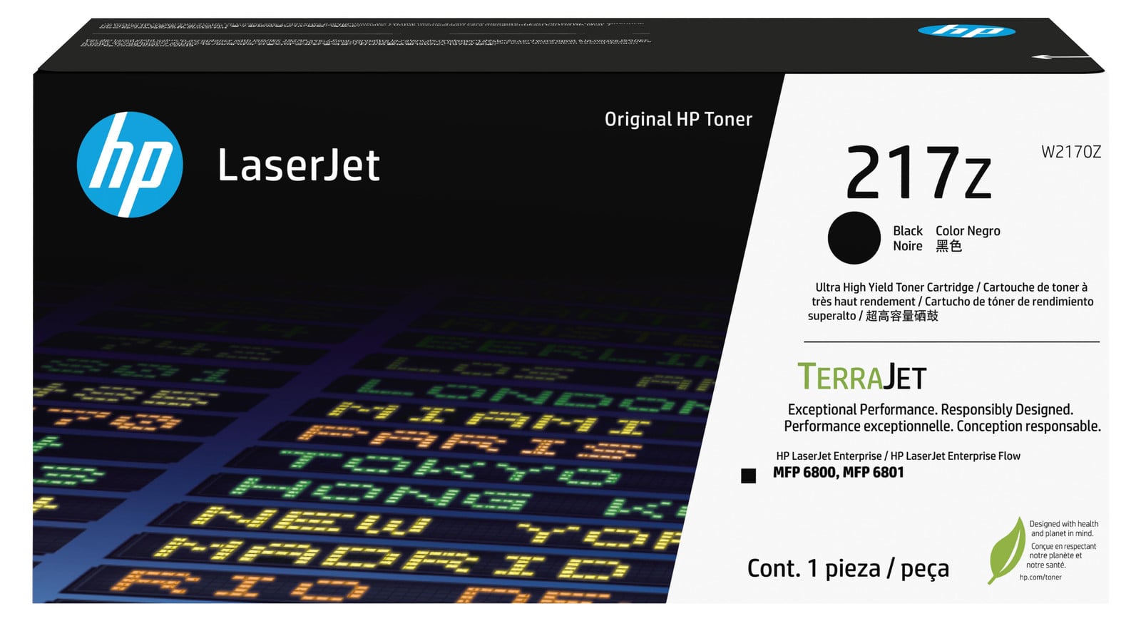 HP 217Z CLJ tonercartridge zwart W2170Z UHC