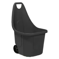 Allzweck- Gartenrolley 60l Inhalt, Tragkraft 40kg, sw