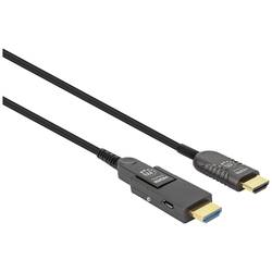 Manhattan HDMI Anschlusskabel HDMI-A Stecker, HDMI-Micro-D Stecker 70 m Schwarz 355544 4K UHD HDMI-Kabel