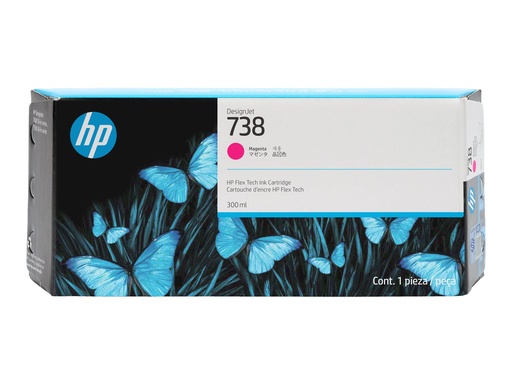 HP 738 - 300 ml - Magenta - original - DesignJet (676M7A)