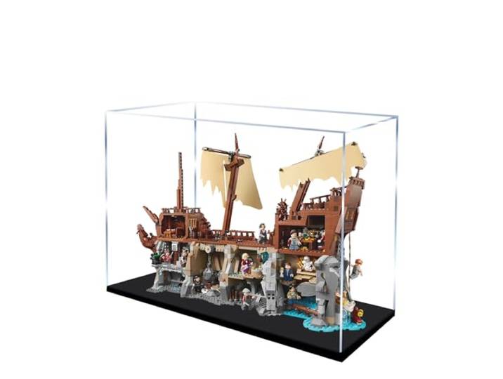 Acryl-Vitrine für Lego 21363 The Treasure Trove Building Set, Staubdichte Transparente Box - Nur Vitrine, Schaukasten Kompatibel mit Lego 21363 (3MM)