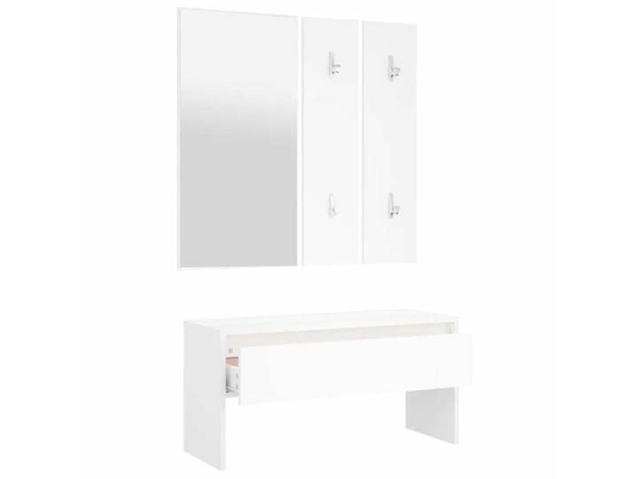 Ensemble de meubles de couloir Blanc Bois d'ingénierie_2 ans garantie_31504