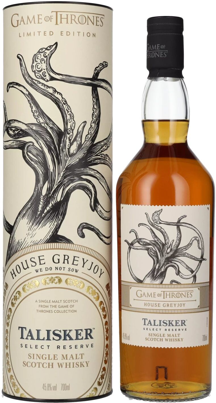 Talisker Whisky Talisker Select Reserve GAME OF THRONES House Greyjoy Single Malt Collection 45,8% Vol. 0,7l in Geschenkbox