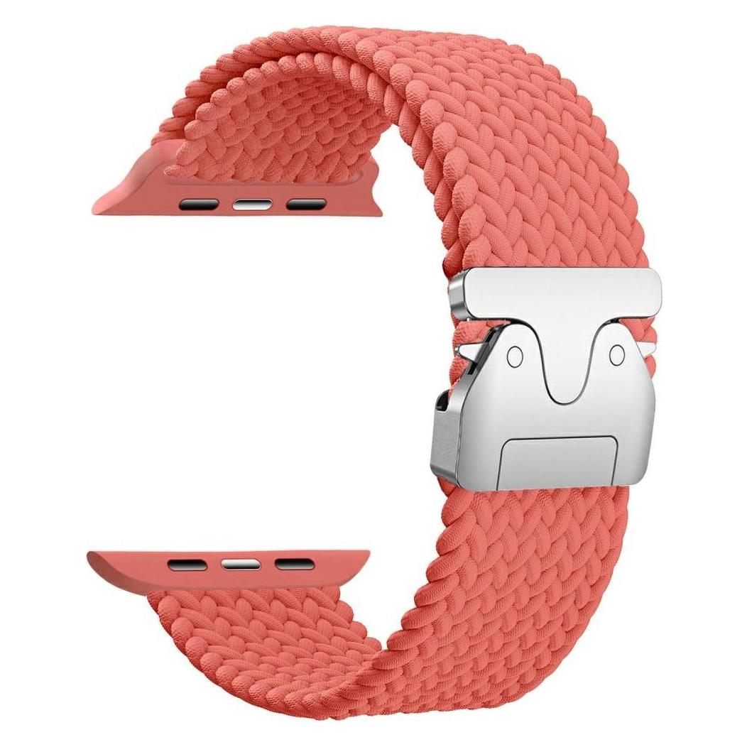 Beline Woven Nylon Parachute Strap for Apple Watch 38/40/41mm Rose Red (Nylon) (5906849666719)