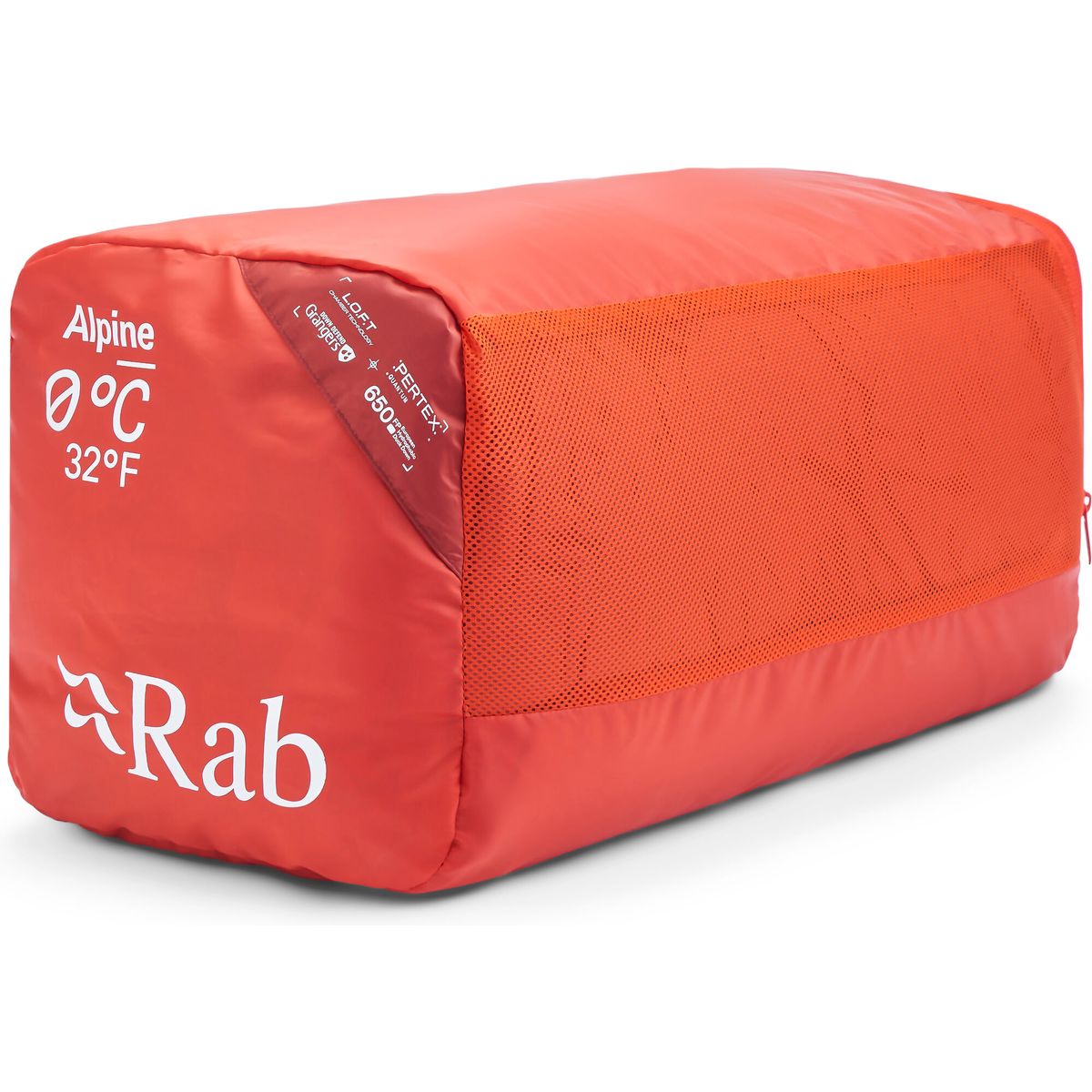 Rab Alpine 0C / 32F dark horizon/tuscan red (DHT) Long QSN-08-DHT-LNG-LZ