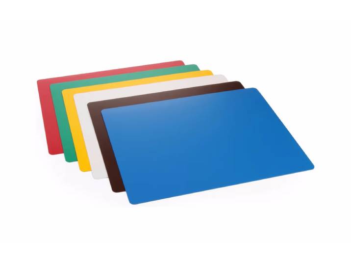 Hendi Schneidunterlage HACCP 6-er Set – Gastro Schneidebrett – bunt