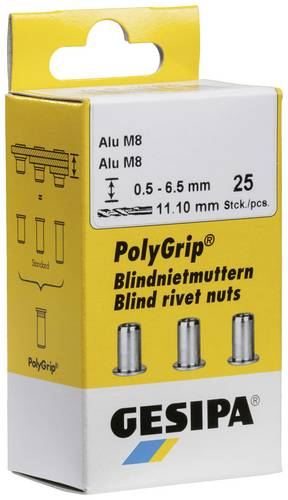 Gesipa 1433701 Blindnietmutter 100St.