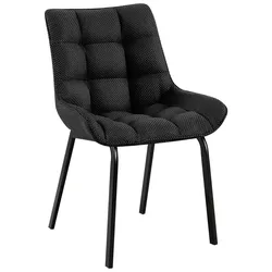 CLP Stuhl Saranda Stoff schwarz   Farbe: titangrau, Material: Stoff