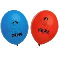 CHAKS - One Piece - Luftballons (blau/rot, 6 Stück)
