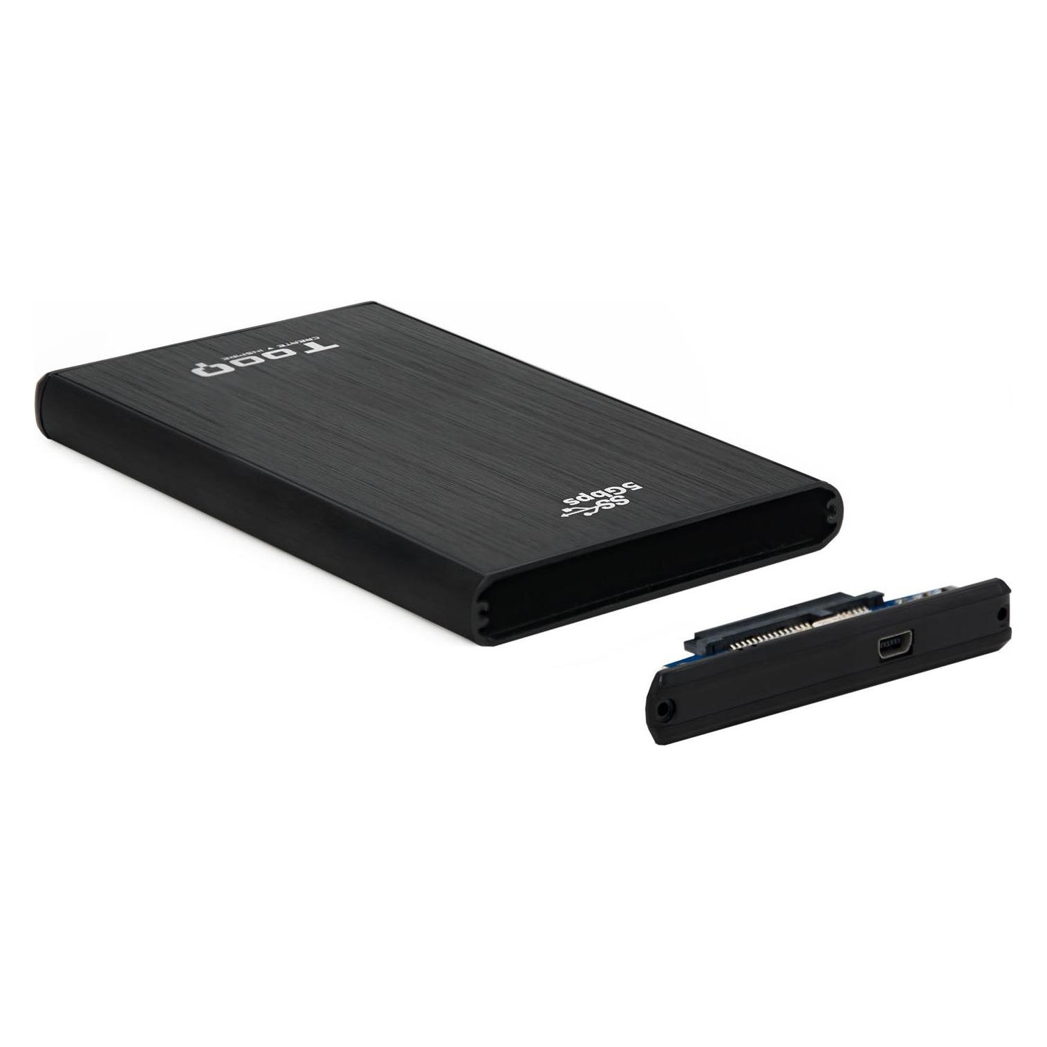Tooq Technology TQE-2522B Speicherlaufwerksgehäuse HDD-Gehäuse Schwarz 2.5" (2.5") (TQE-2522B)