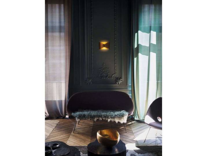 Respiro 23 Applique Murale Gold - DCW - Salon / séjour - Aluminium