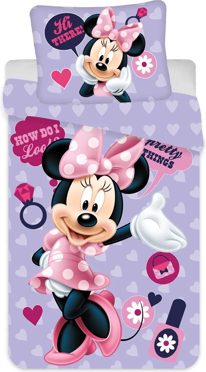 Disney Mickey Mouse Dekbedovertrek voor volwassenen - 140 x 200 cm