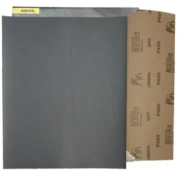 Schleifpapier Nass Trocken Wasserfest K400 230x280mm Handschliff Finish Grau 1