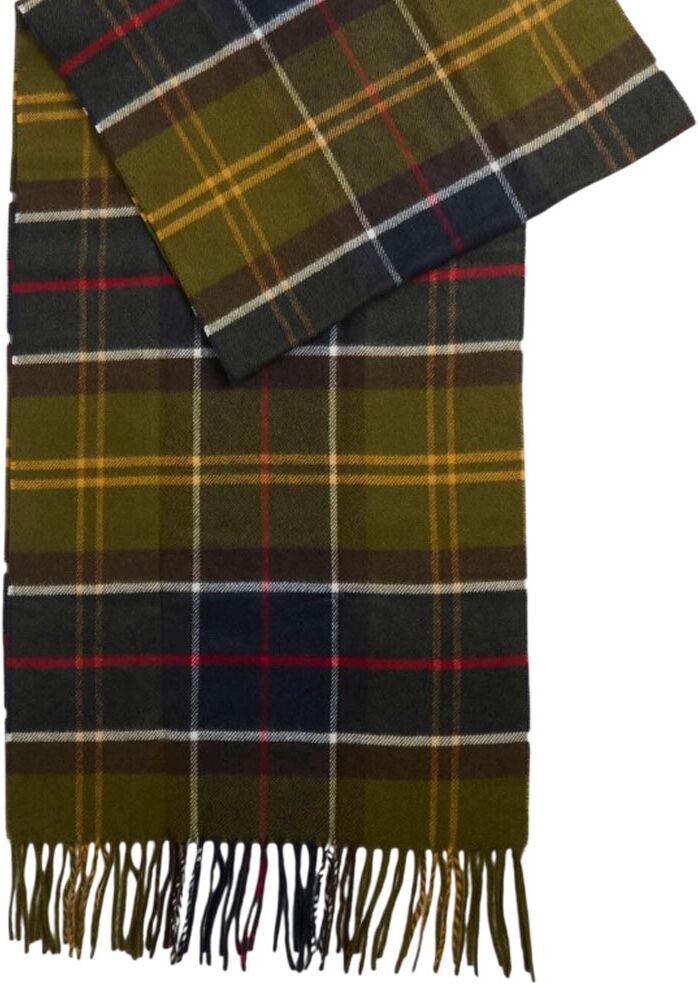 Barbour SCIARPA YAXLEY TARTAN uomo verde USC0324 TU
