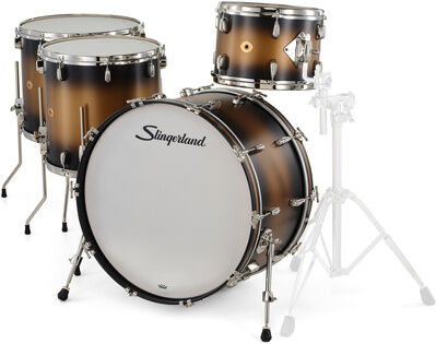 "Slingerland 24"" Radio King 4pc Kit BG Black"