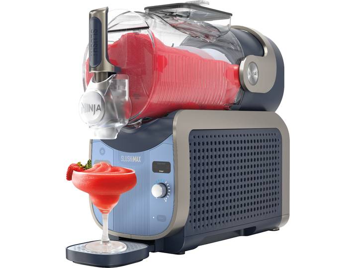 NINJA Slush-Eismaschine SLUSHi MAX – Cyberspace FS605EUBL , blau (cyberspace), B:21,8cm H:50,2cm T:43,5cm, Eismaschinen, für gefrorene Getränke, SlushAssist-Technologie, Slush-Eismaschine