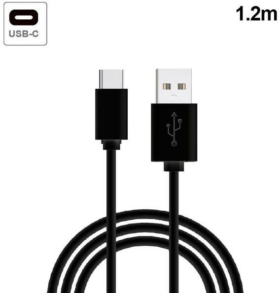 Cabo USB TYPE-C COOL 1,2m Preto