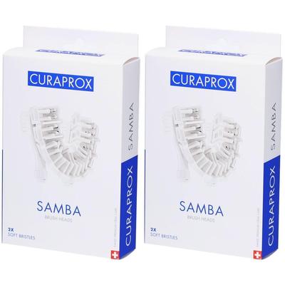 Samba Robotic Toothbrush Ersatzbürstenköpfe x2 2x2 St Zahnbürste