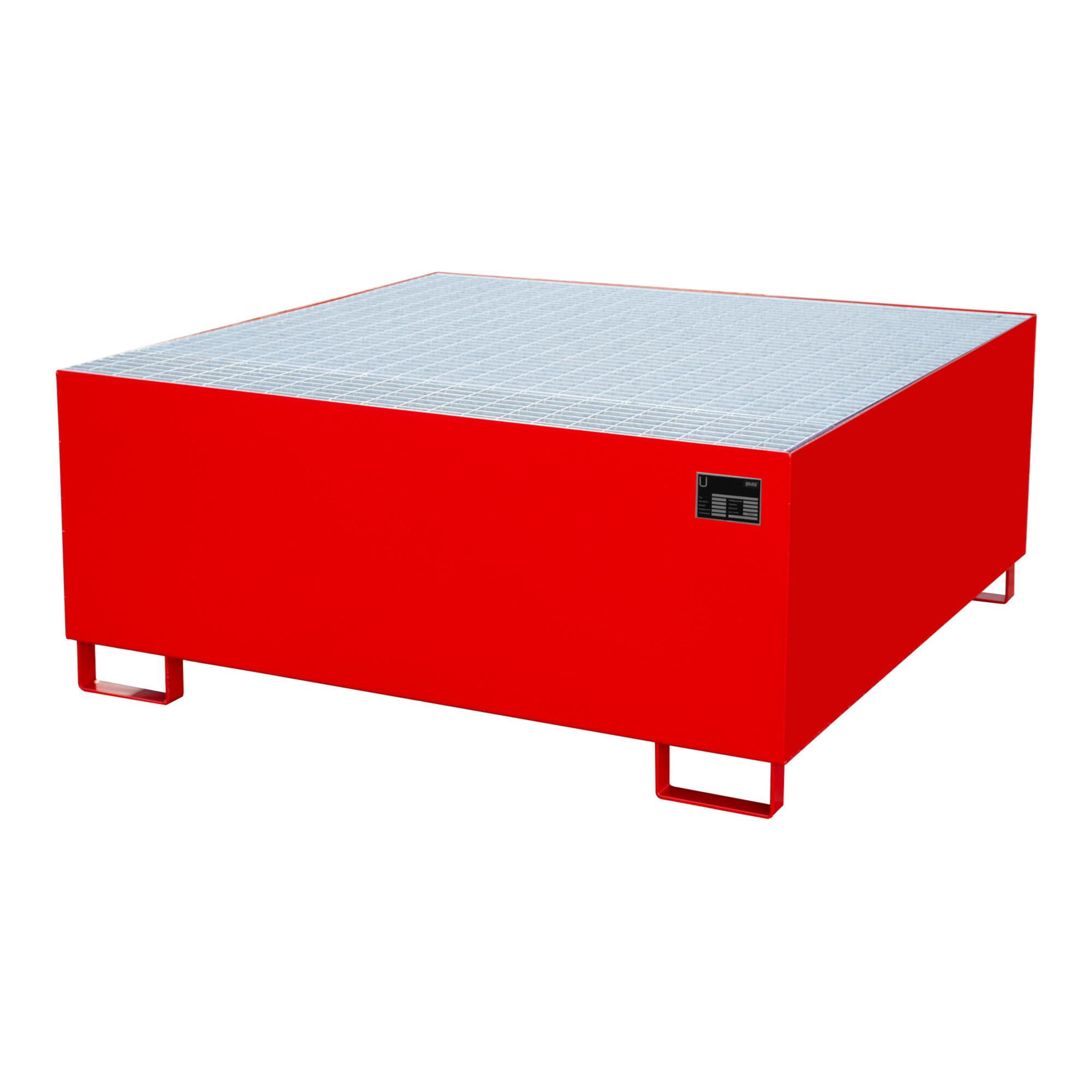 Bauer Südlohn Auffangwanne AW 1000, lackiert, Feuerrot (4402-23-0000-3000)