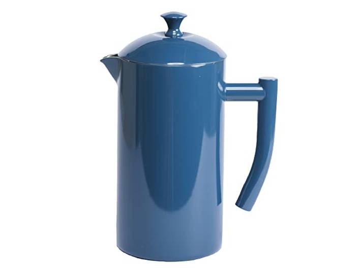 Frieling Doppelwandiger Edelstahl French Press Kaffeebereiter, Marineblau, 1,005.5 ml