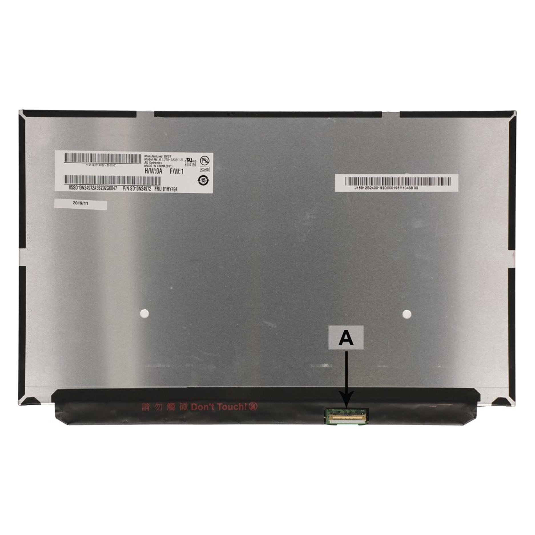 2-Power 12.5 1920x1080 FHD AG Emb Touch (SCR0691B)