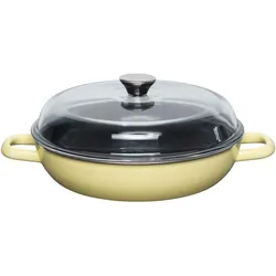 Riess Schmorpfanne Deckel Lemon, Pfanne + Kochtopf, Gelb